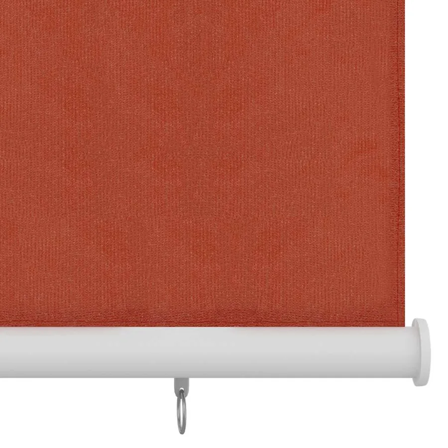 Store roulant d'extérieur 225 (l) x 140 (H) cm couleur terre cuite HDPE - 3