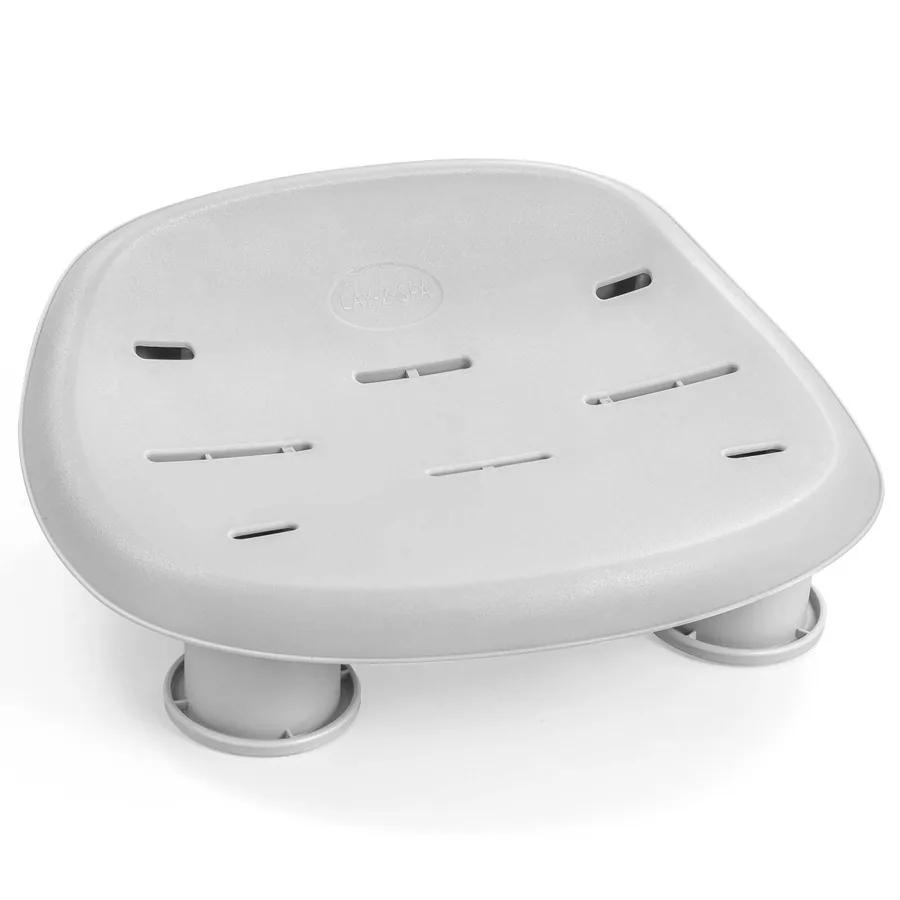 Bestway Siège de spa Gris 40,8 x 31,5 x 20 cm PP et acier inoxydable