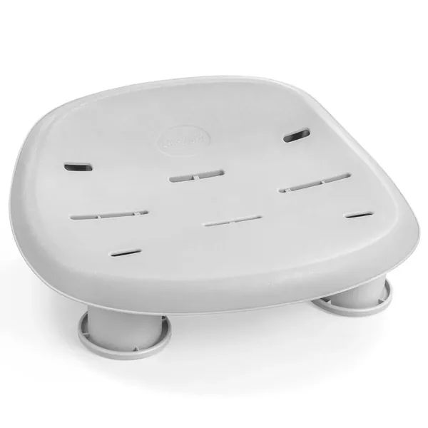 Bestway Siège de spa Gris 40,8 x 31,5 x 20 cm PP et acier inoxydable