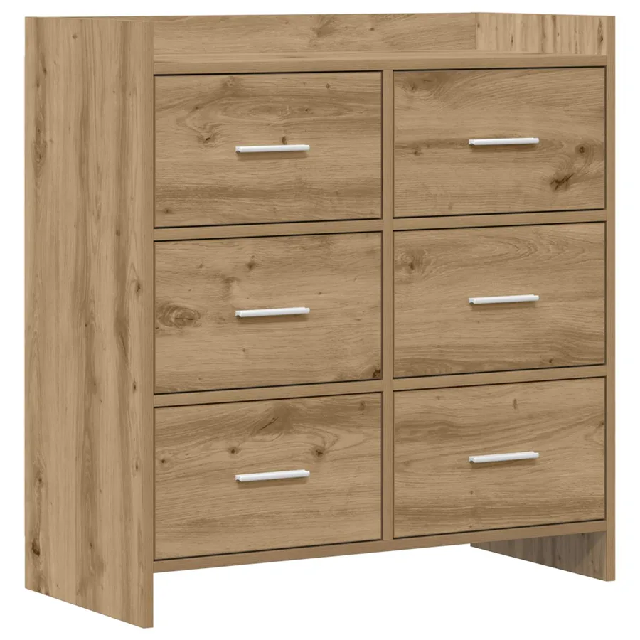 Buffet Chêne artisanal 75 x 33 x 80 cm Bois d'ingénierie - 2