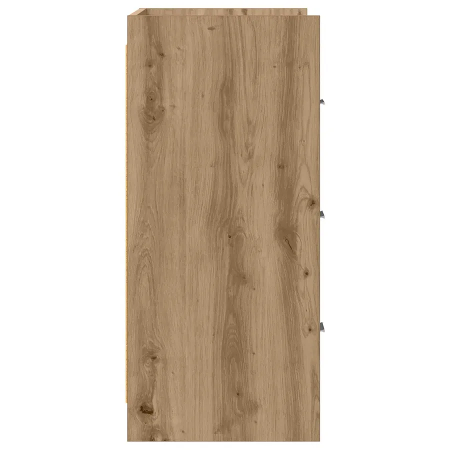 Buffet Chêne artisanal 75 x 33 x 80 cm Bois d'ingénierie - 6