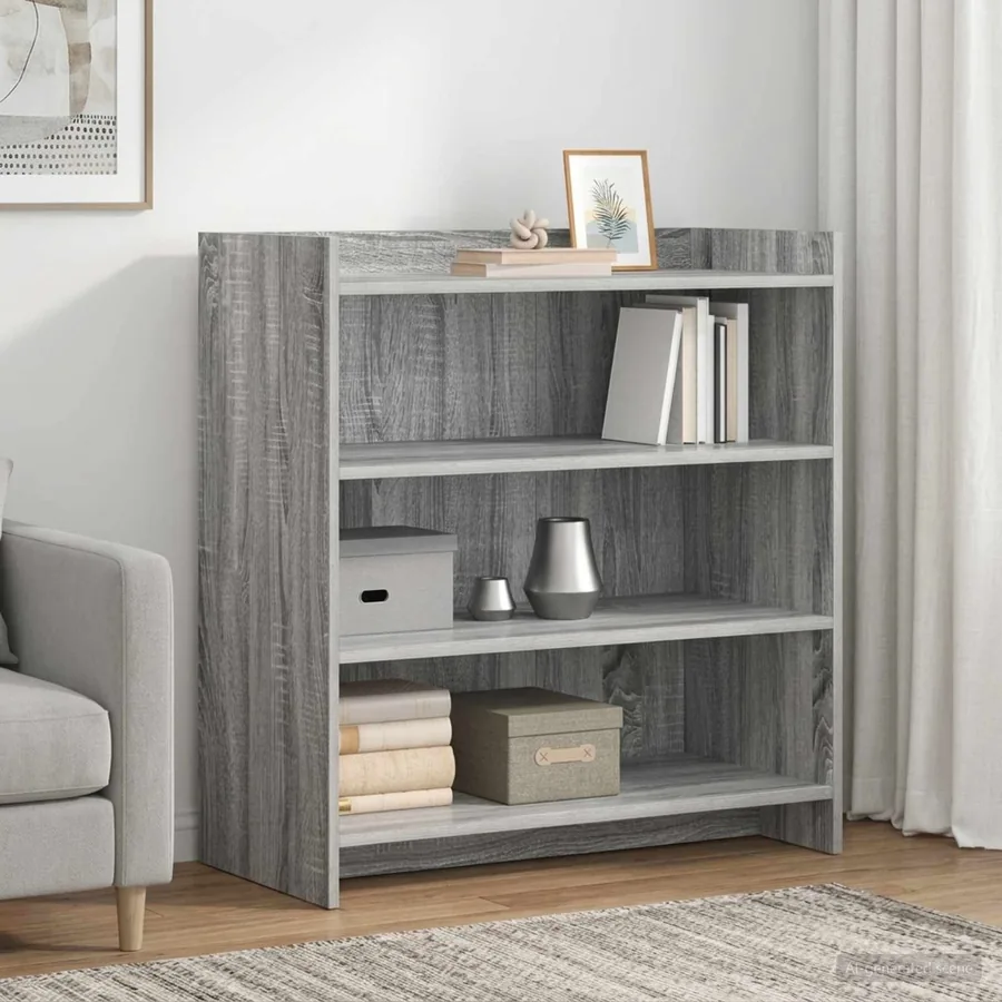 Buffet Sonoma gris 75 x 36 x 80 cm Bois d'ingénierie
