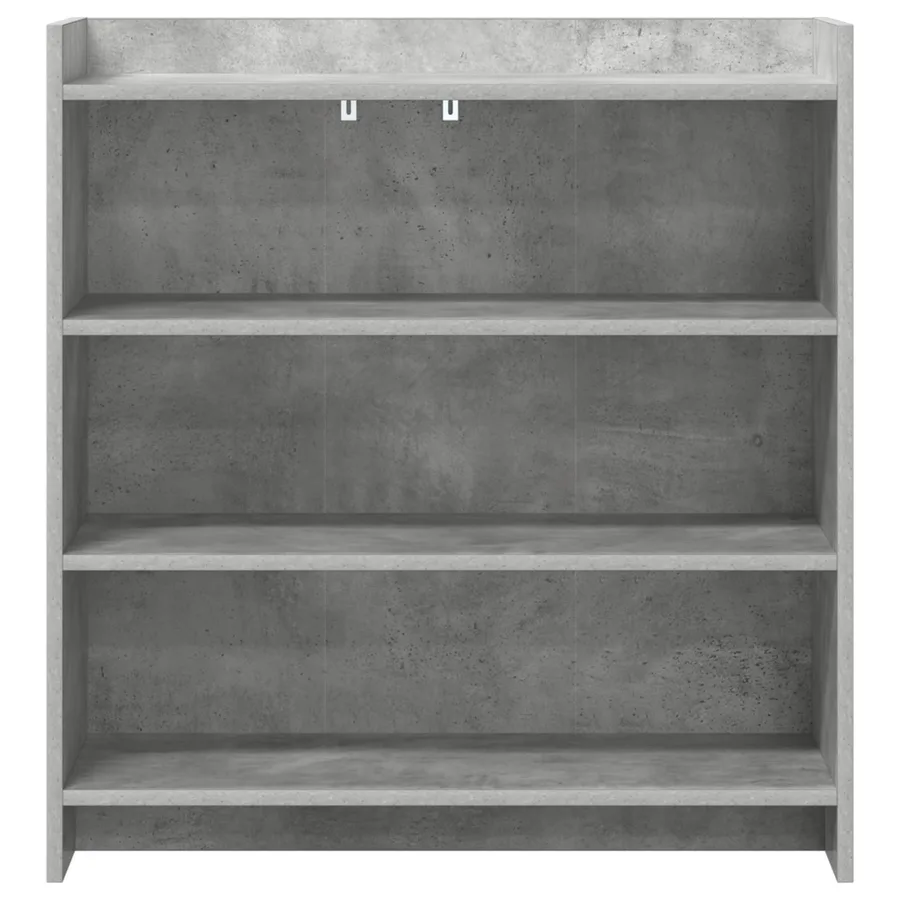 Buffet Gris béton 75 x 36 x 80 cm Bois d'ingénierie - 4