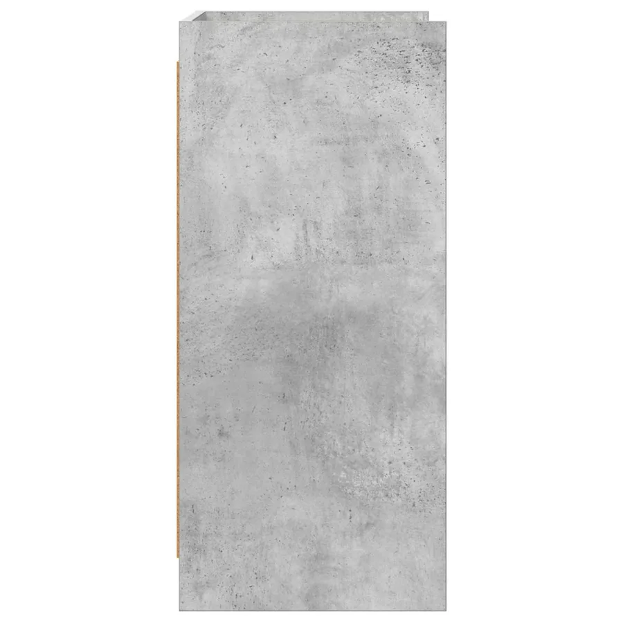 Buffet Gris béton 75 x 36 x 80 cm Bois d'ingénierie - 5
