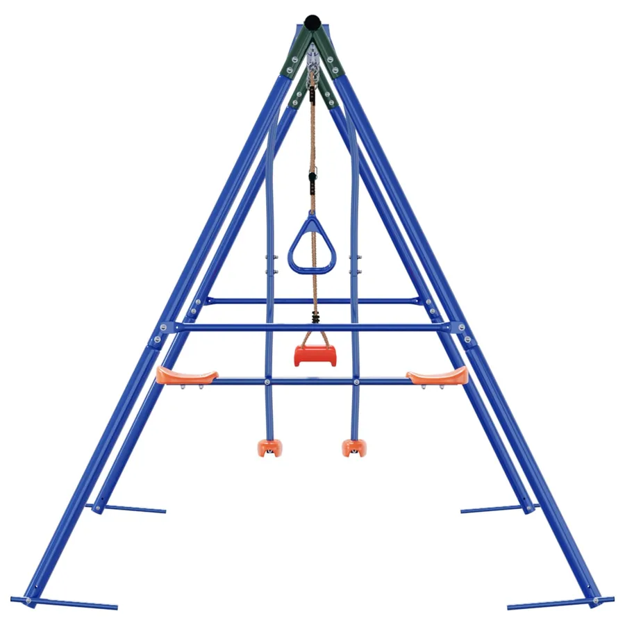 Ensemble de balançoires d'extérieur Multicolore Acier et PE - 5