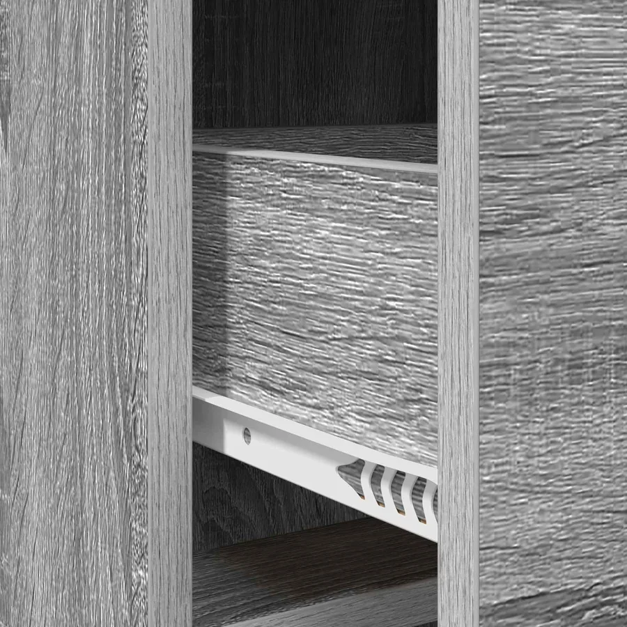 Buffet Sonoma gris 75 x 33 x 80 cm Bois d'ingénierie - 8
