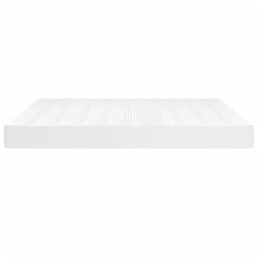Matelas de lit à ressorts ensachés fermeté moyenne Blanc 160x200x20 cm - 4