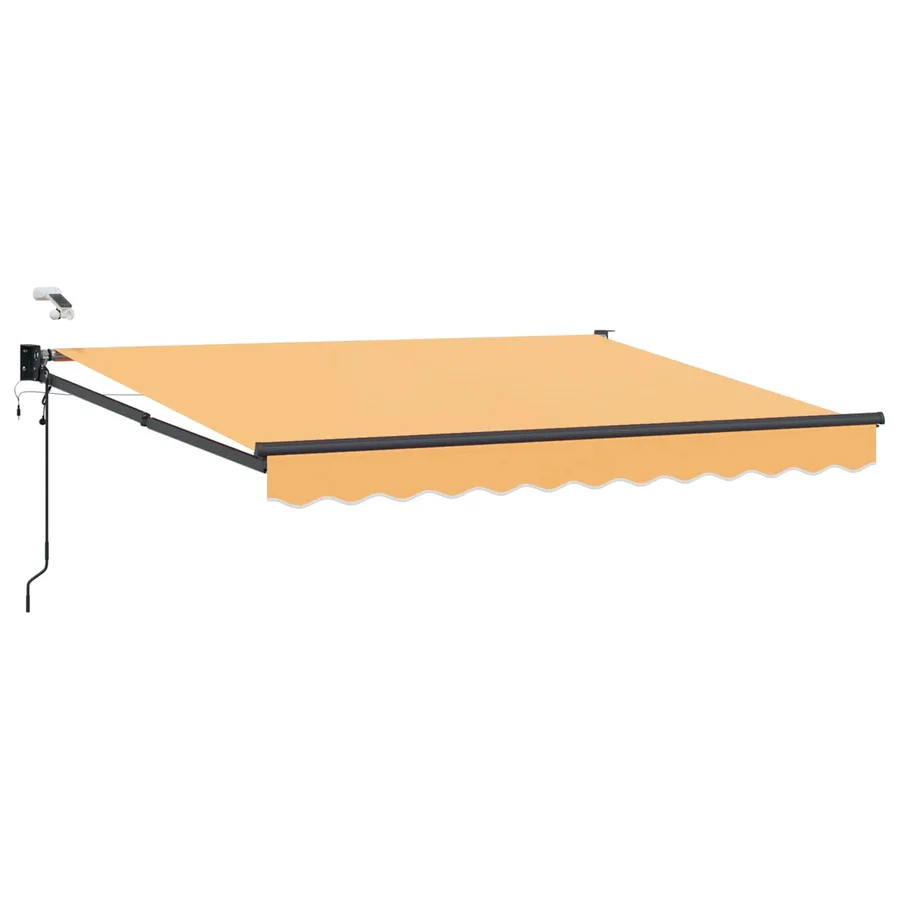 Auvent rétractable électrique Sable 100% Polyester et Aluminium - 2