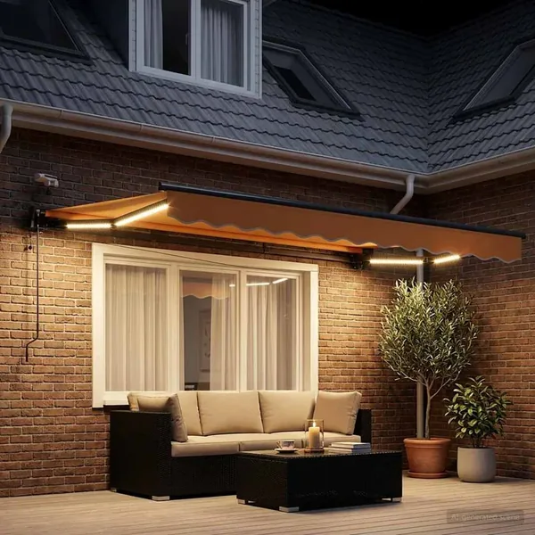 Auvent rétractable électrique Sable 3 x 2,5 m