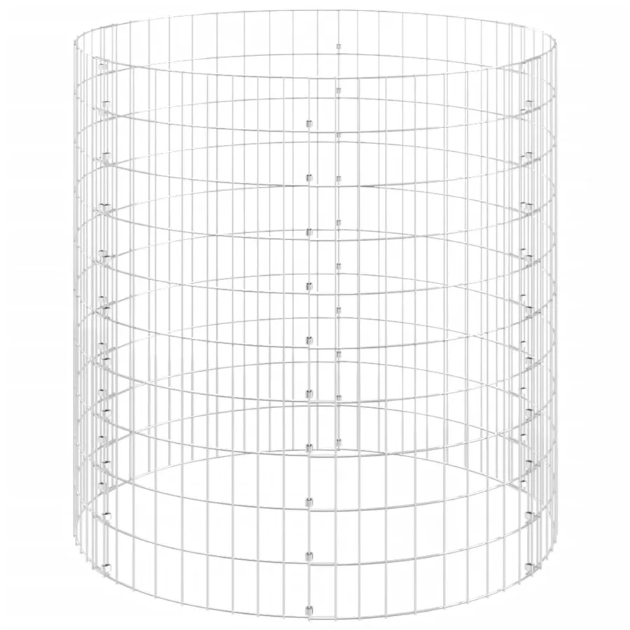 Composteur de jardin Ø100x100 cm Acier galvanisé - 4