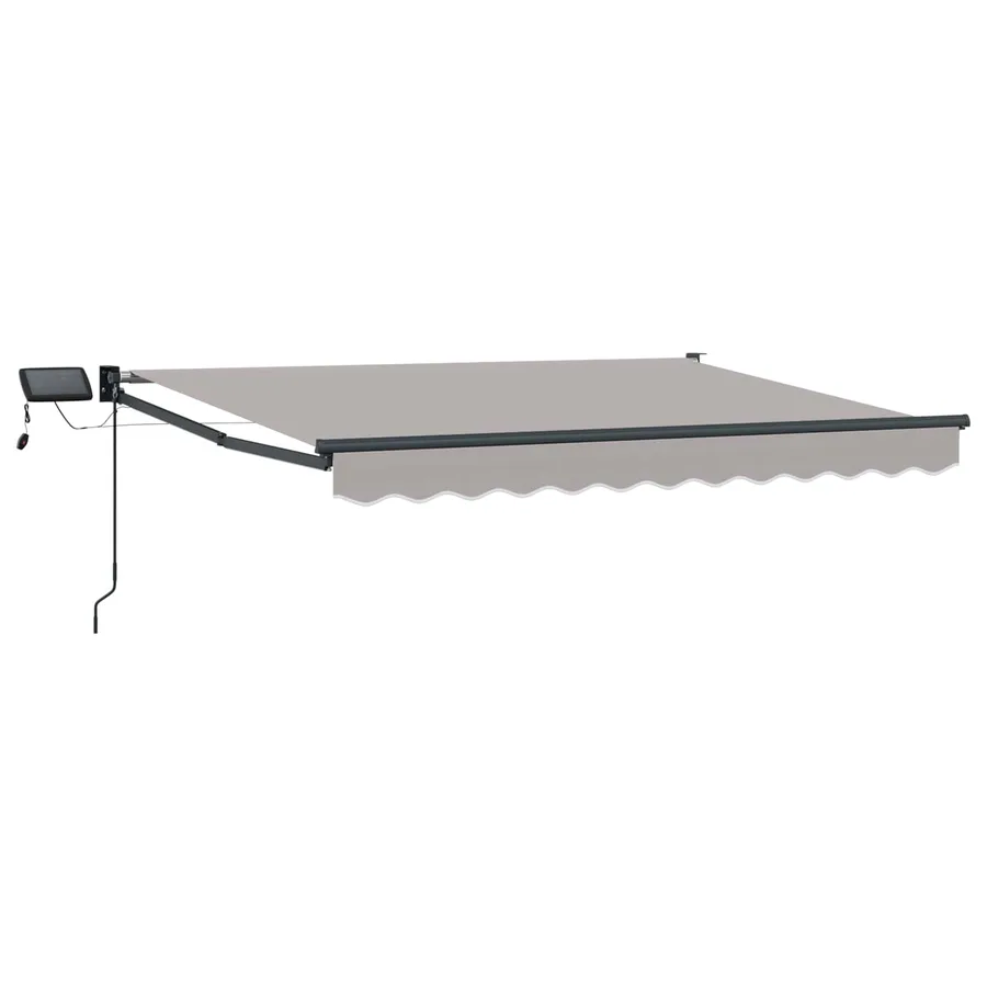 Store rétractable manuel avec LEDs 3 x 2 m - 2