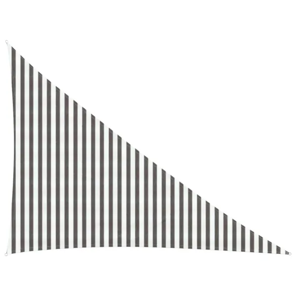 Voile d'ombre Gris clair et blanc 3 x 4 x 5 m HDPE