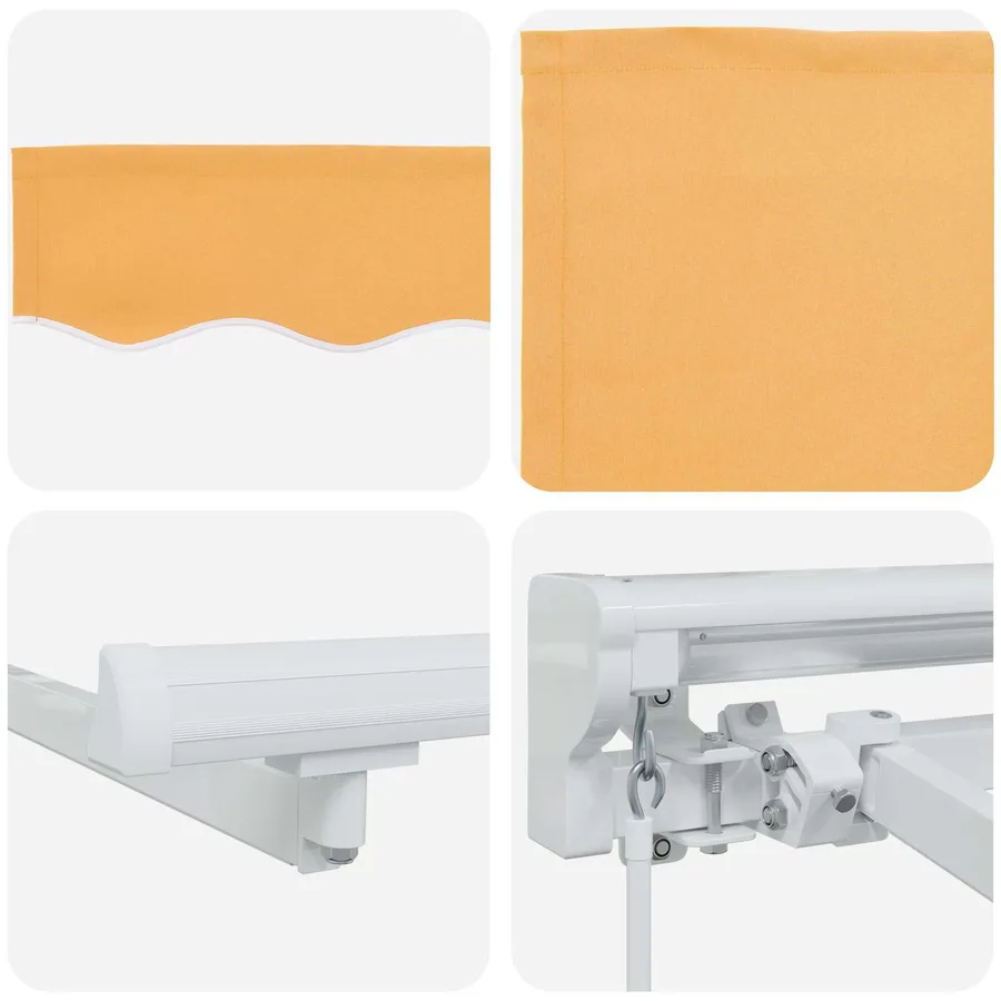 Auvent rétractable manuel Sable 3,5 x 2,5 m - 4