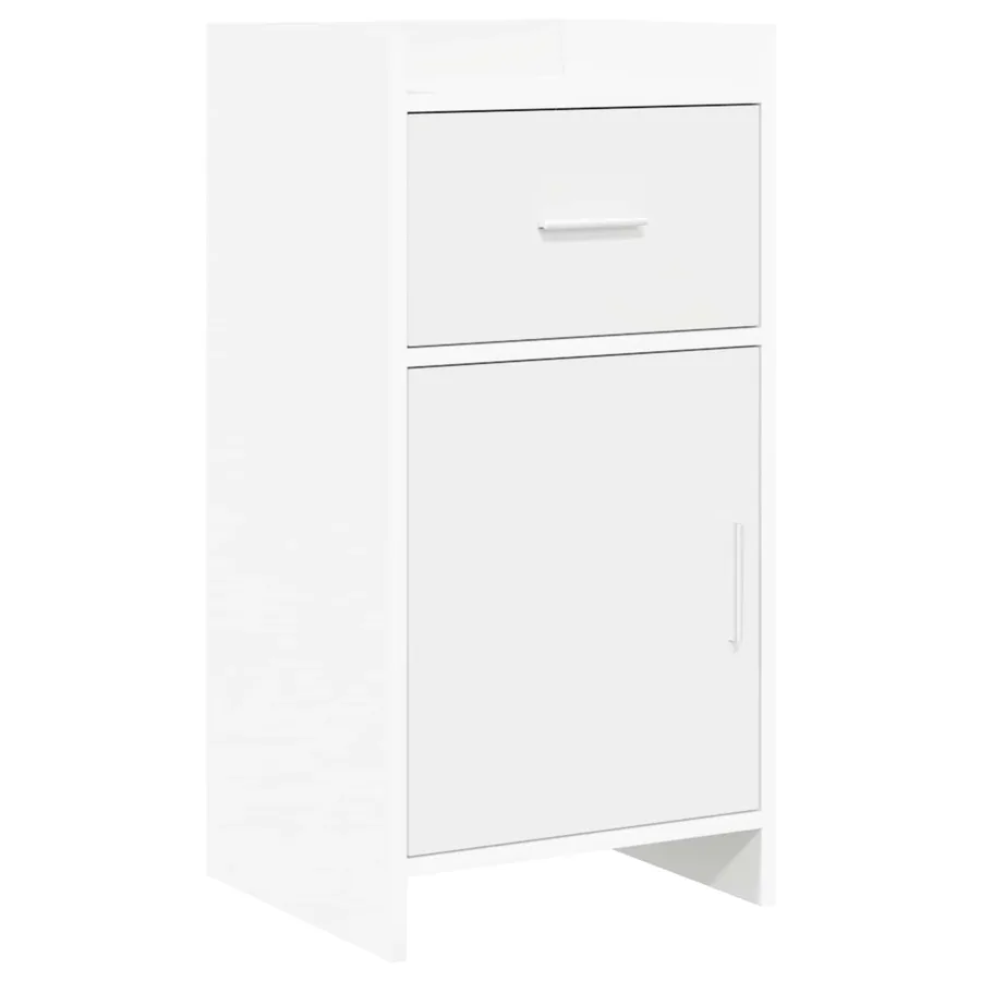 Buffet Blanc 40 x 36 x 80 cm Bois d'ingénierie - 2