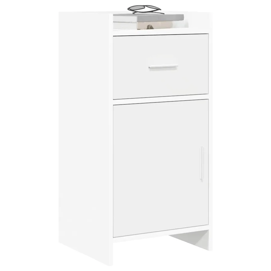 Buffet Blanc 40 x 36 x 80 cm Bois d'ingénierie - 3
