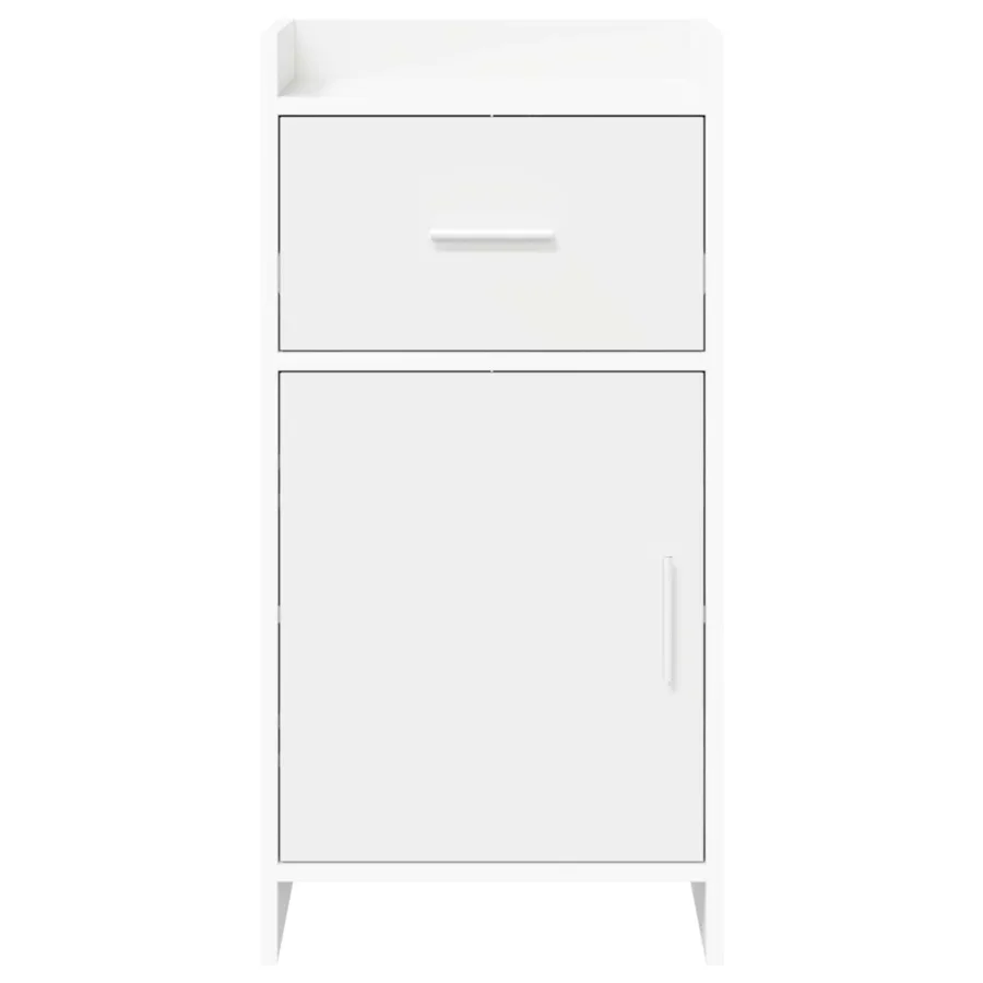 Buffet Blanc 40 x 36 x 80 cm Bois d'ingénierie - 5
