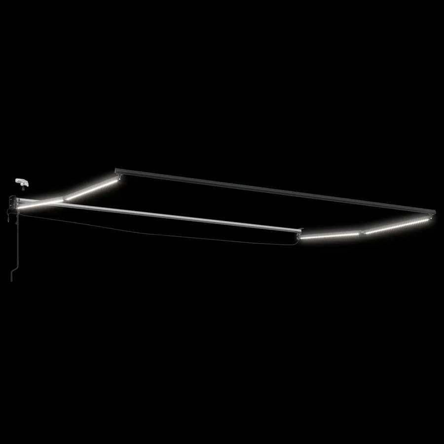 Auvent rétractable électrique Sable 100% Polyester et Aluminium - 5