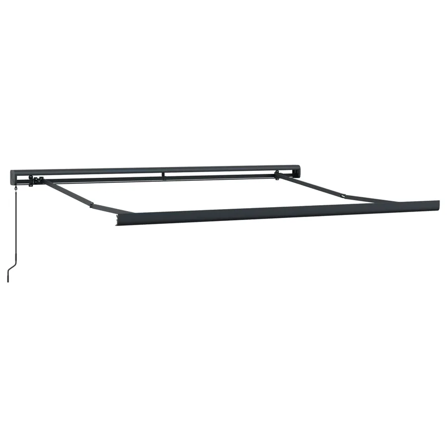Auvent rétractable Gris clair et blanc 500 × 300 cm - 3