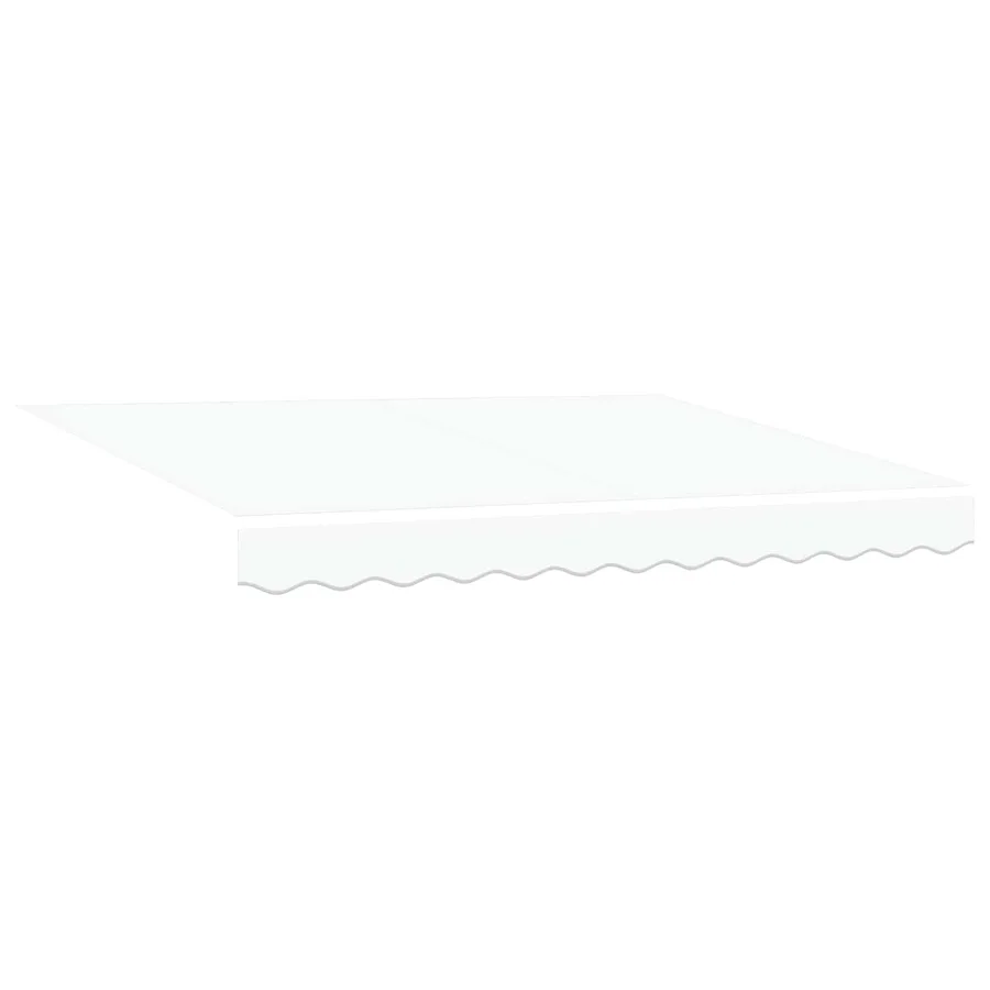 Auvent rétractable Blanc 2,5 x 2 m 100% Polyester et Aluminium - 4