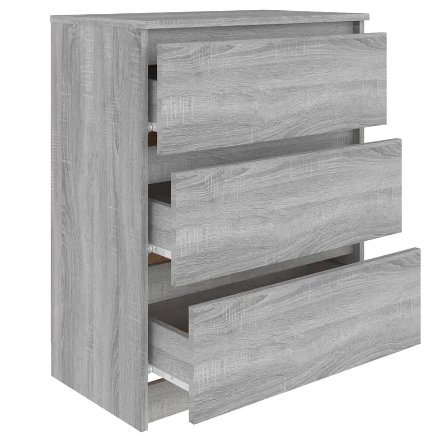 Buffet Sonoma gris 60x35x76 cm Bois d'ingénierie - 5