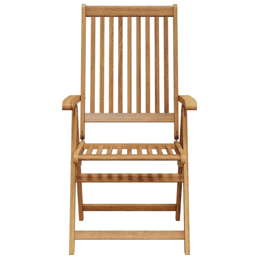 Chaises pliables de jardin lot de 6 Bois d'acacia solide - 6