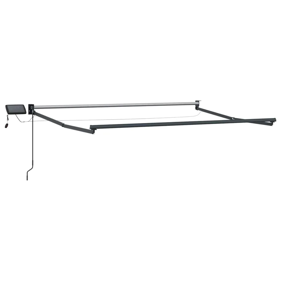 Store rétractable manuel avec LEDs Sable - 4