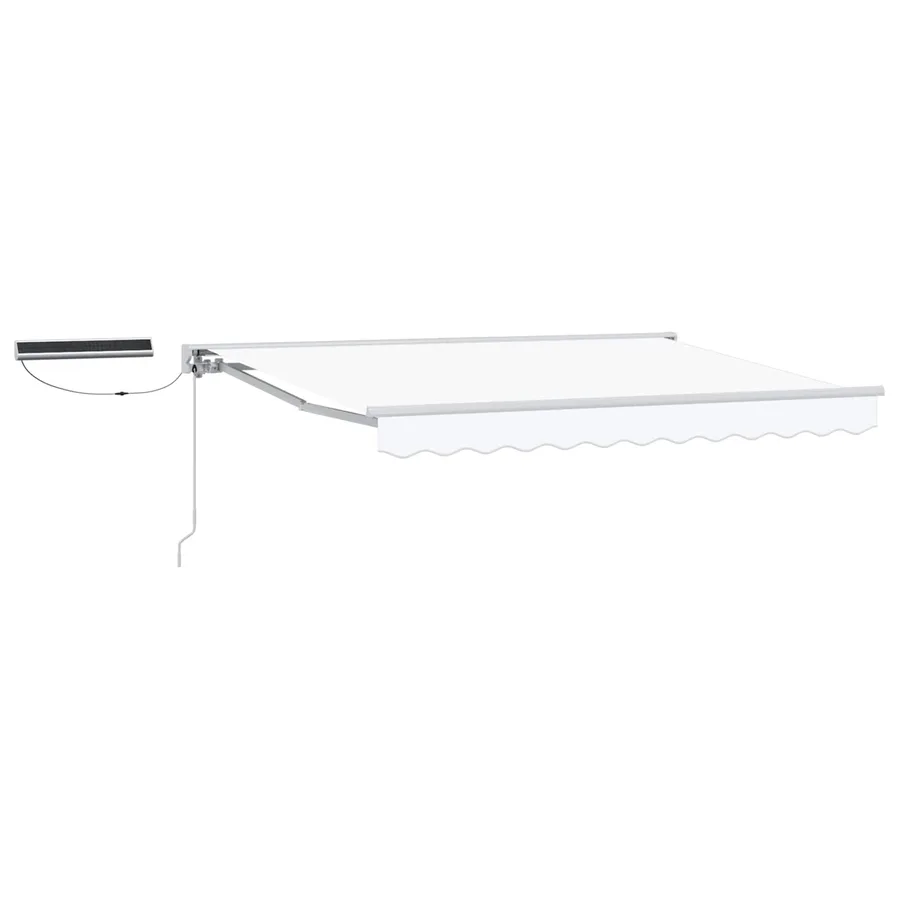 Auvent rétractable électrique Blanc 3 x 2 m - 2