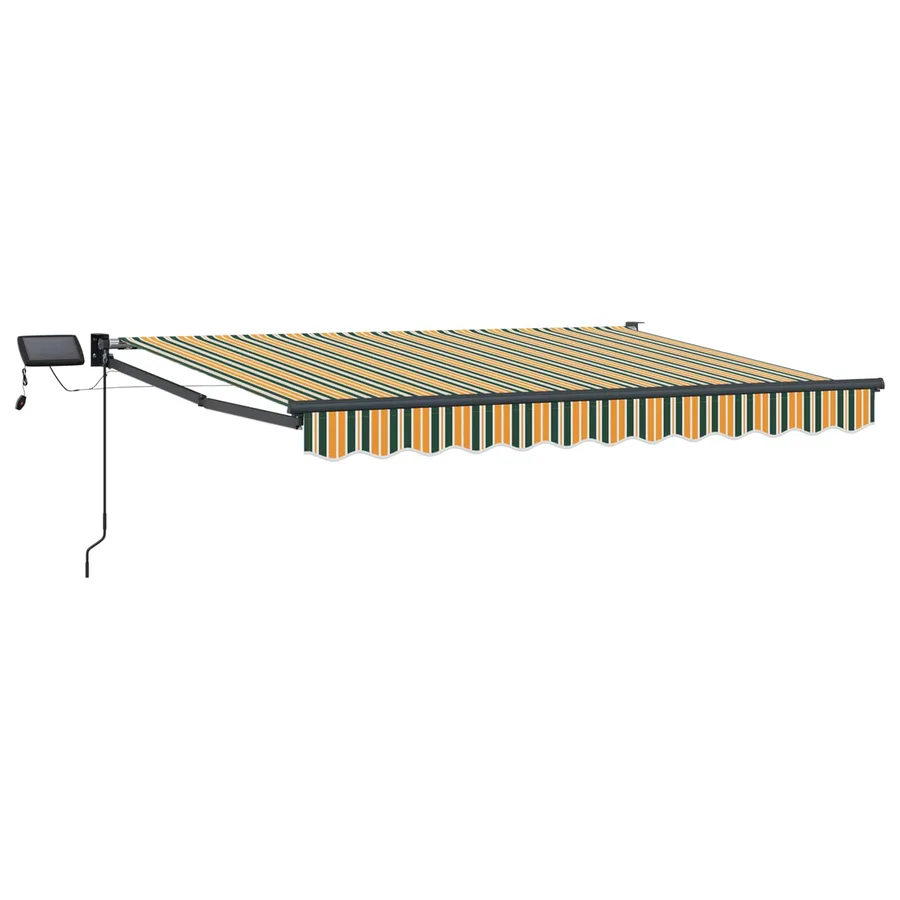 Store rétractable manuel avec LEDs 3 x 2 m - 2