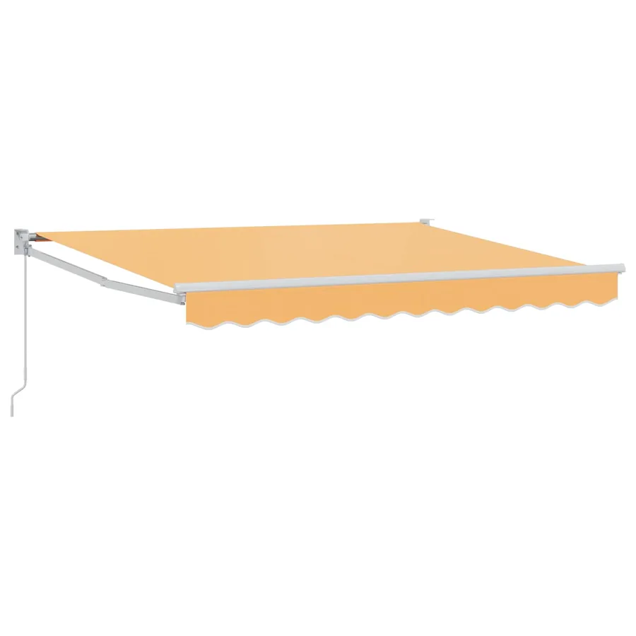 Auvent rétractable Sable 4,5 × 3 m 100% Polyester et Aluminium - 2