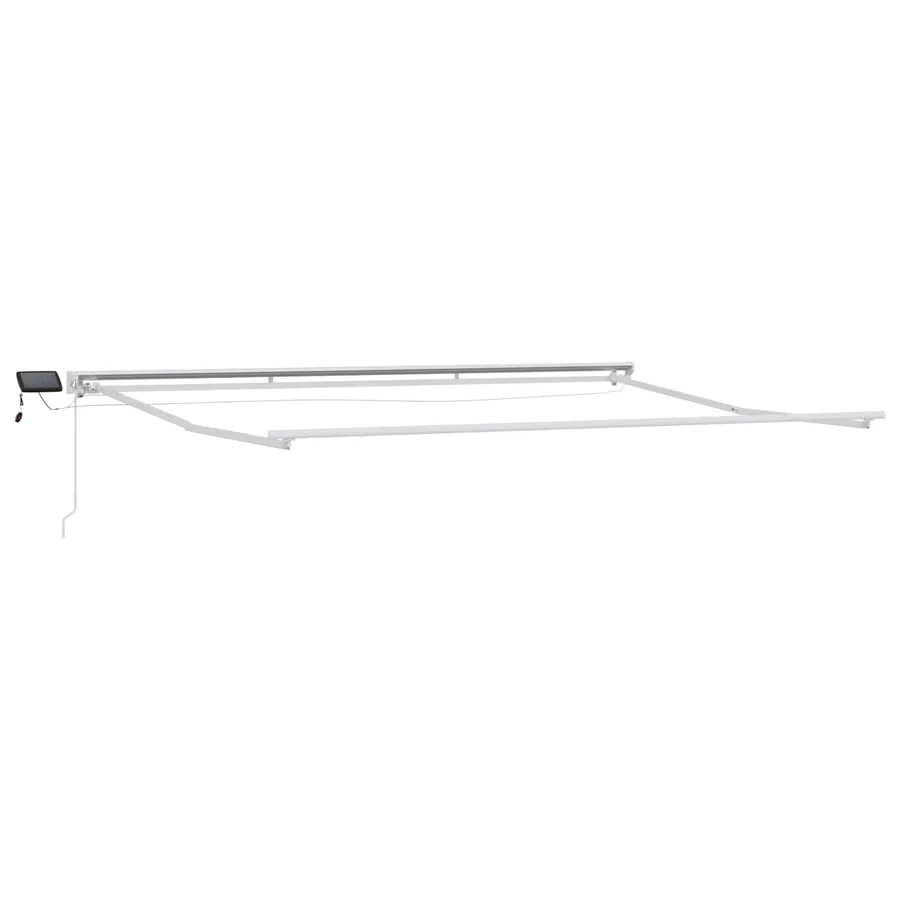 Cadre de store manuel avec LEDs Sable 4,5 × 3 m - 4
