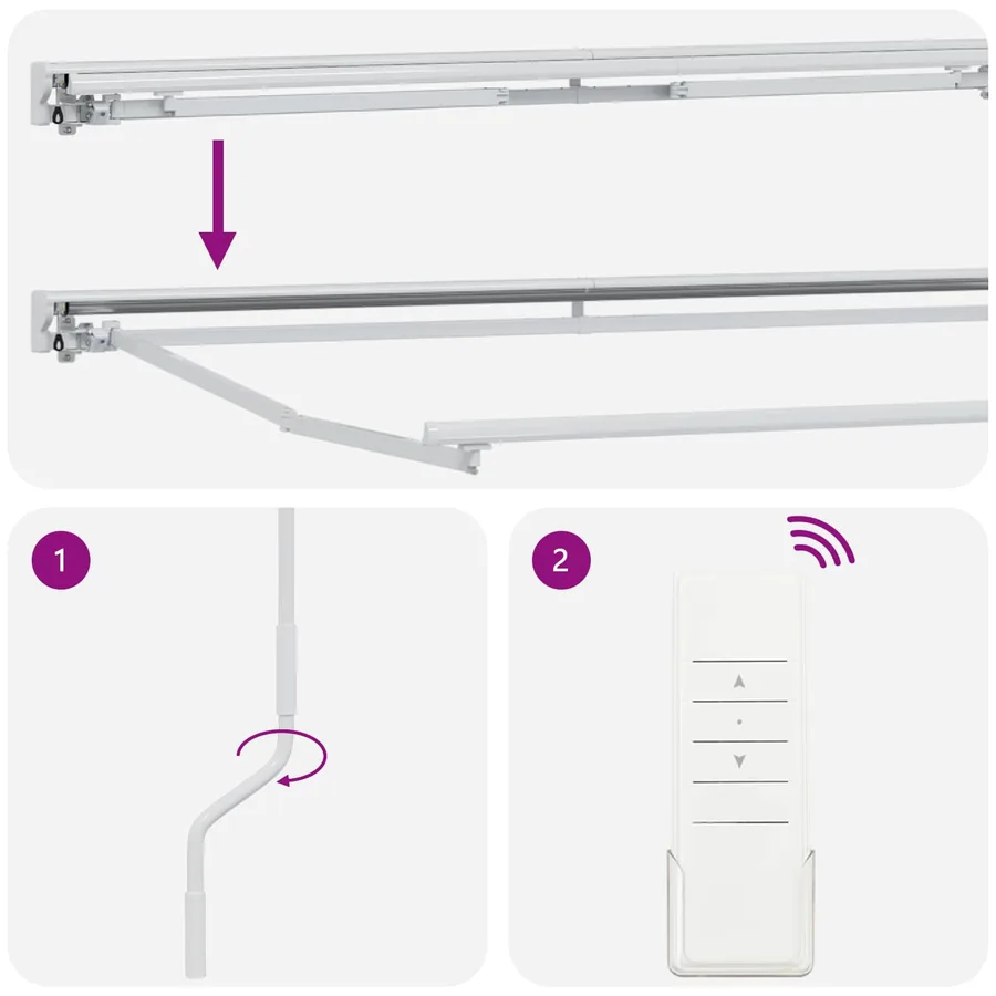 Auvent rétractable électrique Sable 4,5 × 3 m - 5