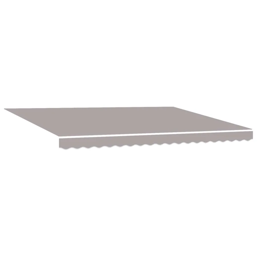 Auvent rétractable Gris clair 4 x 2 m - 4