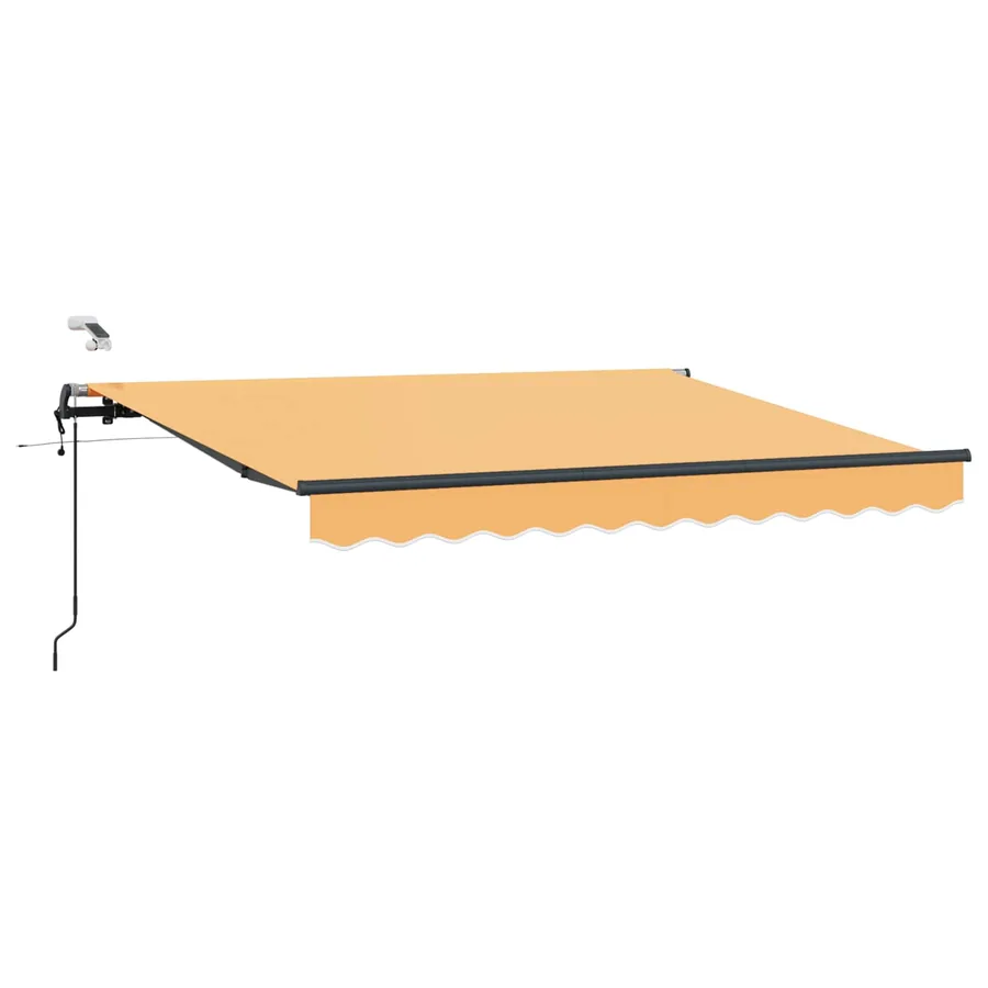 Auvent rétractable Sable 500 × 350 cm Polyester - 2
