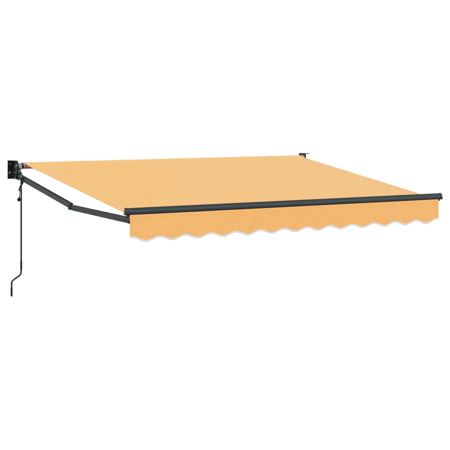 Auvent rétractable Sable 5 x 3 m Polyester et métal - 2