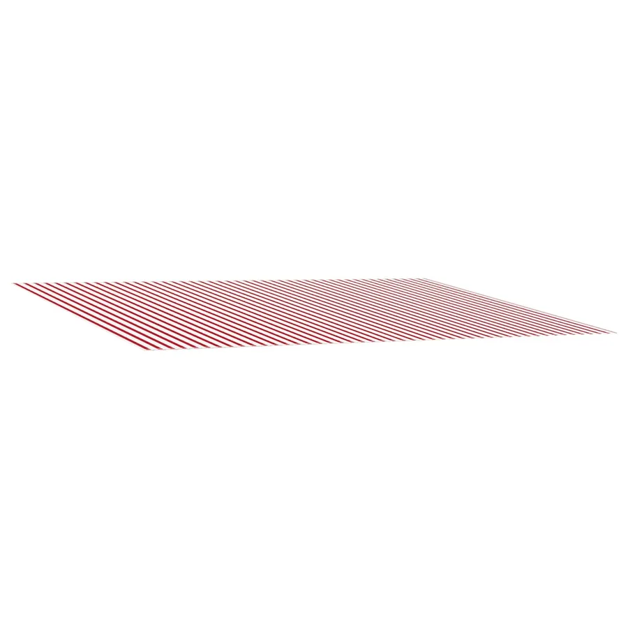 Toile de rechange pour auvent Rouge et Blanc 400 × 350 cm - 2