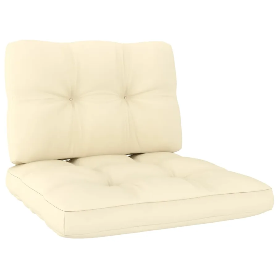 Salon de jardin 3 pcs avec coussins bois de pin imprégné - 6