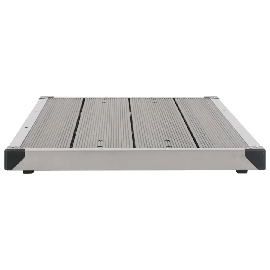 Douche de jardin avec base gris 220 cm Aluminium - 14