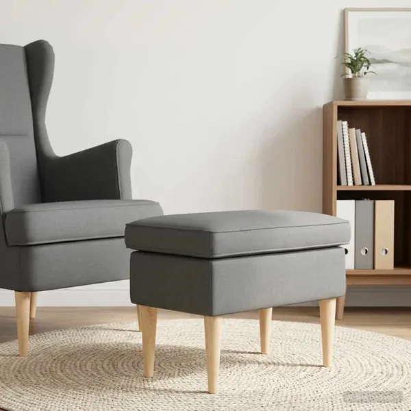 Pouf Gris foncé 55 x 35 x 41 cm