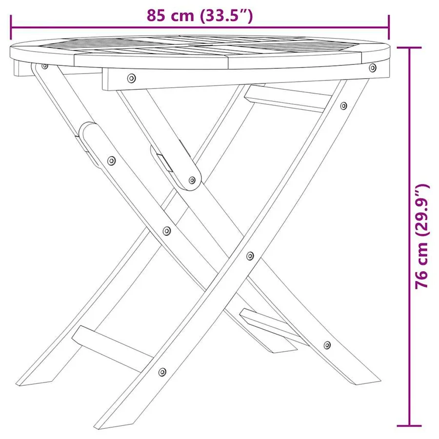 Salon de jardin 5 pcs Bois de teck massif - 11