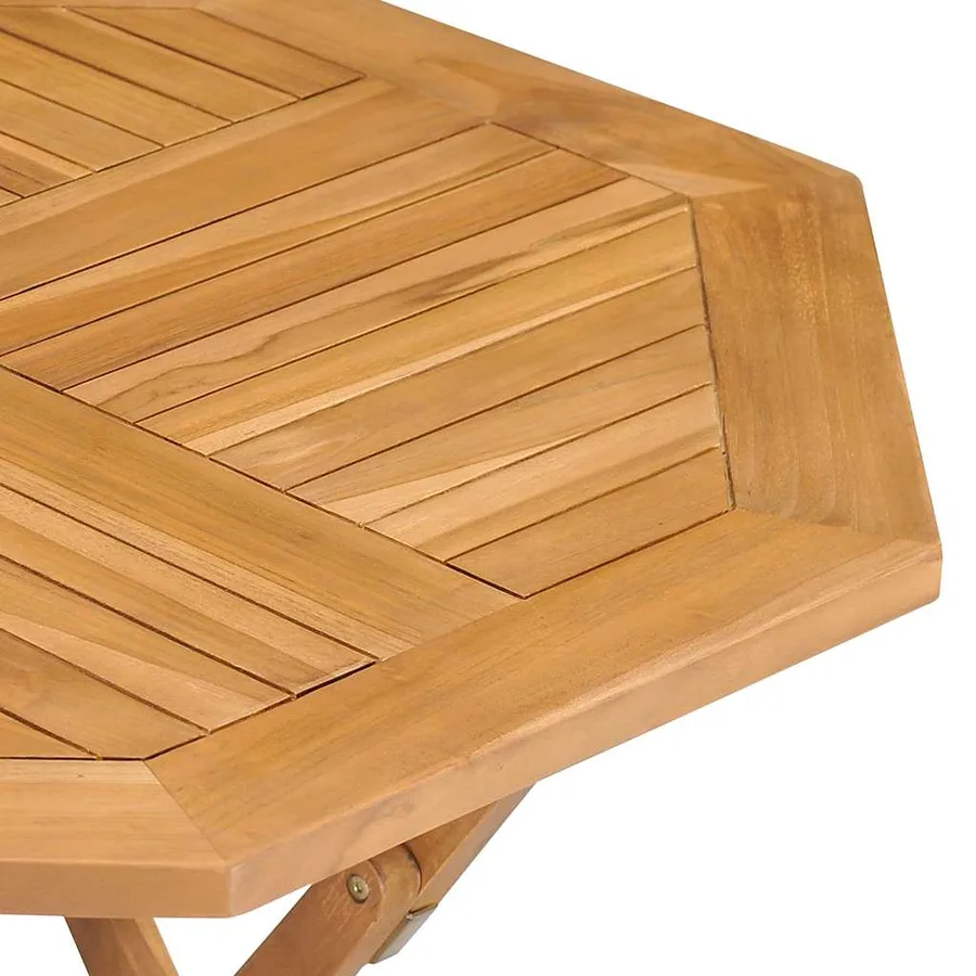 Salon de jardin 5 pcs Bois de teck massif - 5