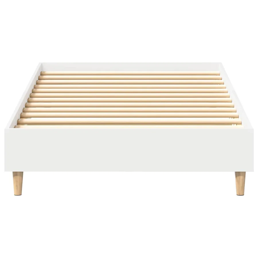 Cadre de lit Blanc 80 x 200 cm Bois d'ingénierie - 4