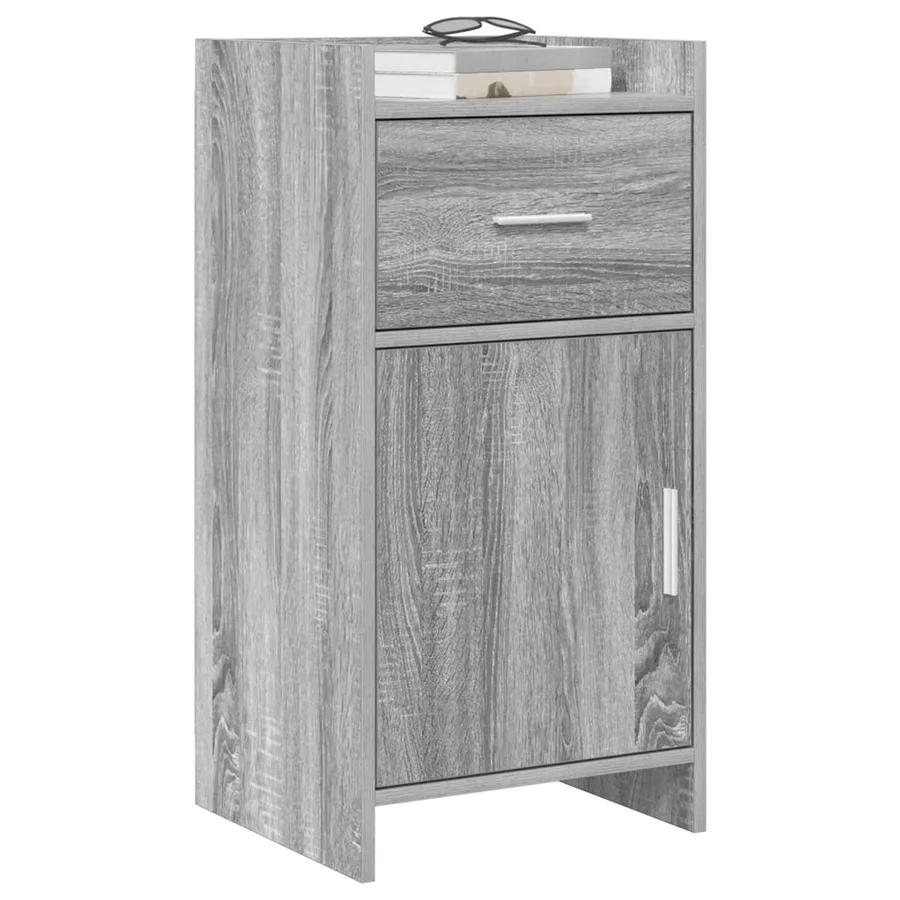 Buffet Sonoma gris 40 x 36 x 80 cm Bois d'ingénierie - 3