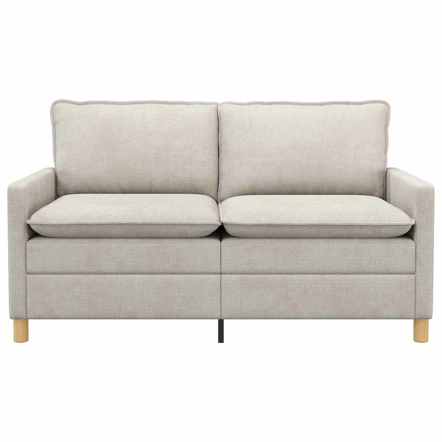 Canapé Crème 156 x 81 x 87,5 cm Polyester - 3