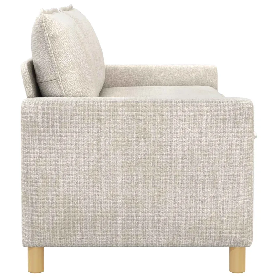 Canapé Crème 156 x 81 x 87,5 cm Polyester - 4