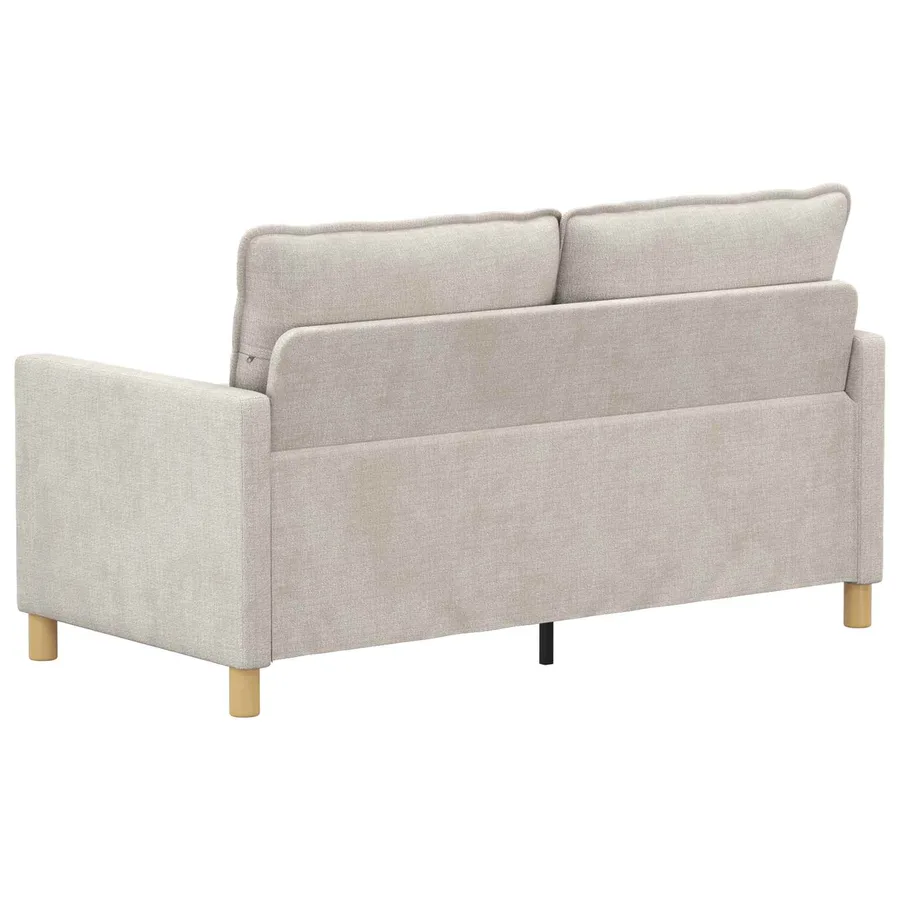 Canapé Crème 156 x 81 x 87,5 cm Polyester - 5
