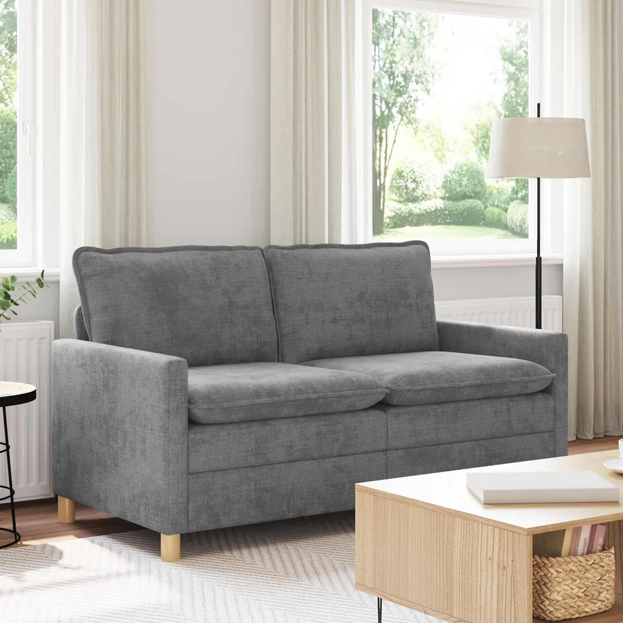 Canapé Gris clair 156 x 81 x 87,5 cm Polyester