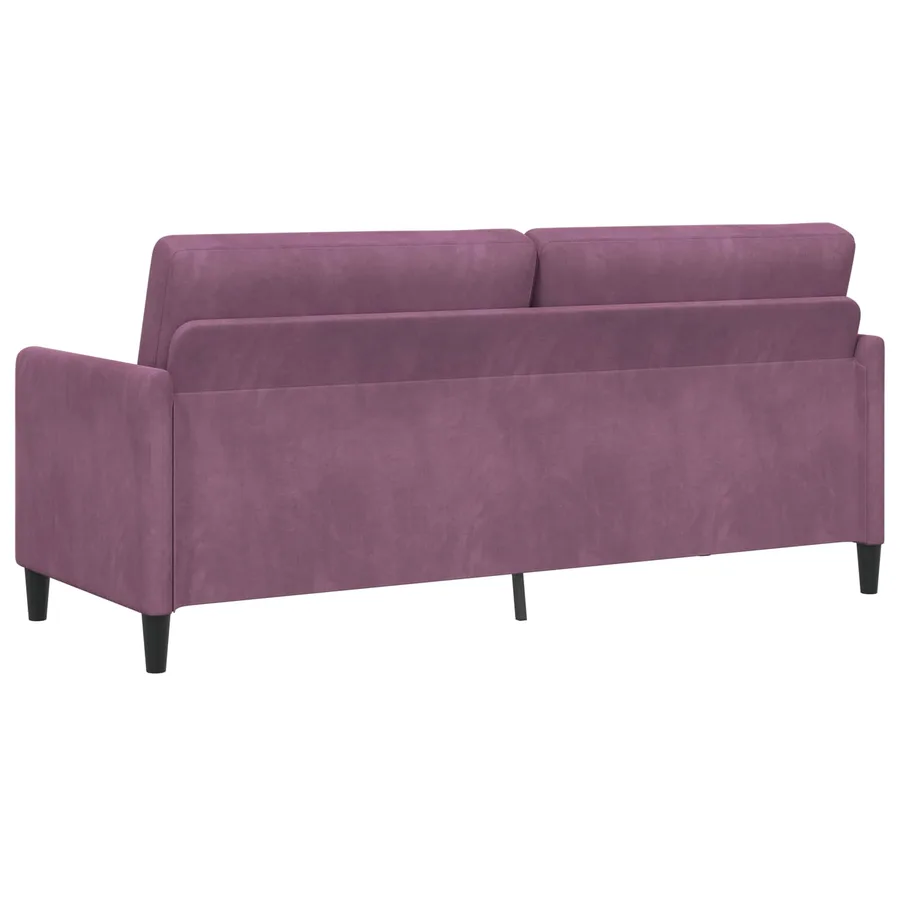 Sofa avec rangement Pourpre 192 x 78 x 87 cm Polyester - 5