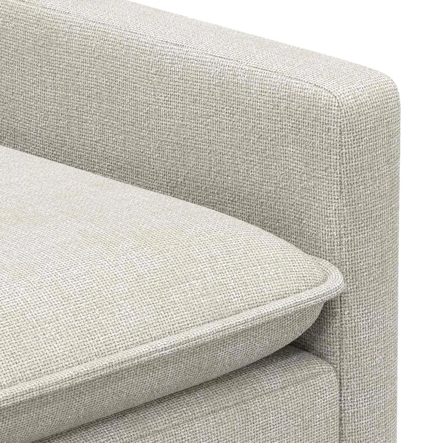 Ensemble de Canapés 2 pcs Crème Polyester - 5
