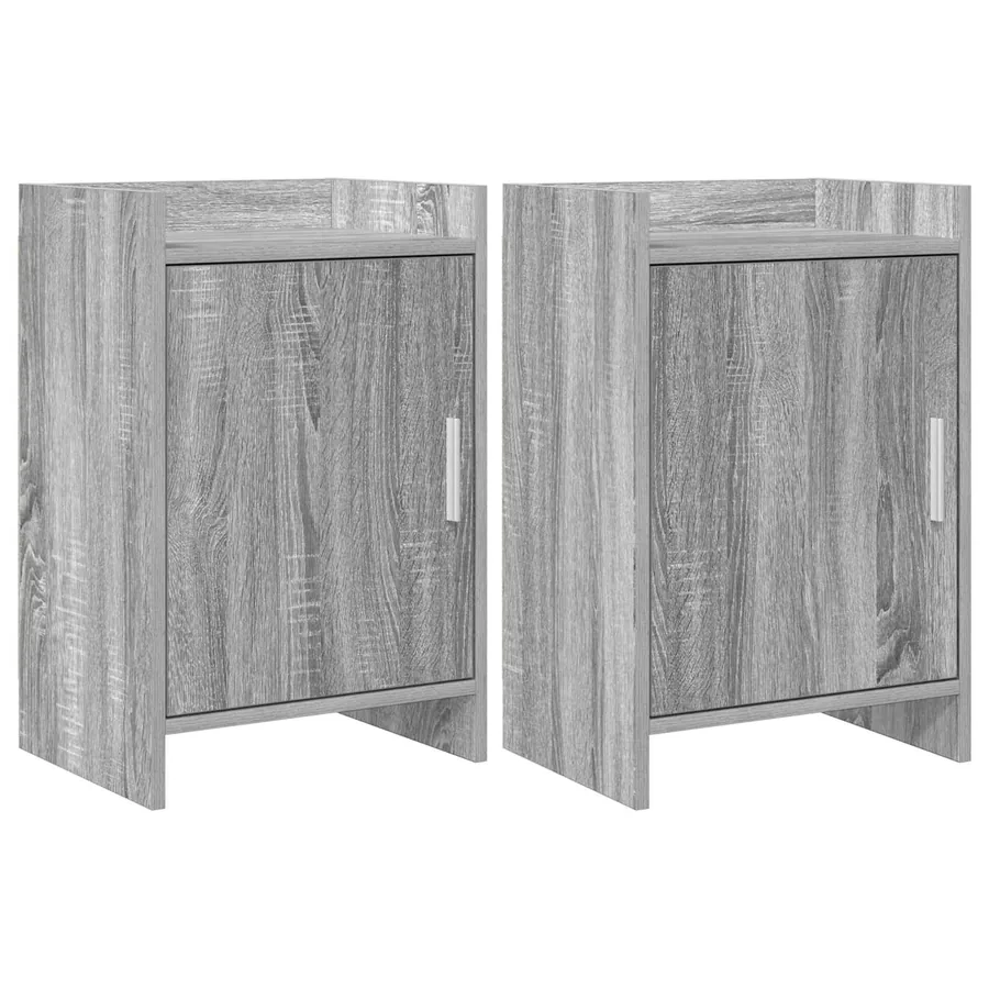 Tables de chevet 2 pcs Sonoma gris 40 x 30 x 60 cm