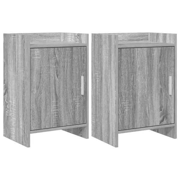Tables de chevet 2 pcs Sonoma gris 40 x 30 x 60 cm